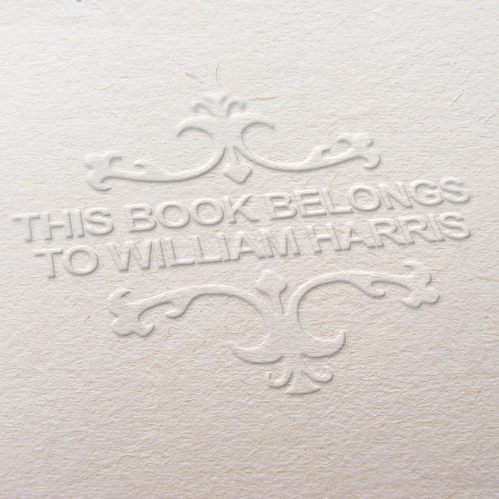 Book Embosser Design Ex Libris Design Book Seal Book Stamp