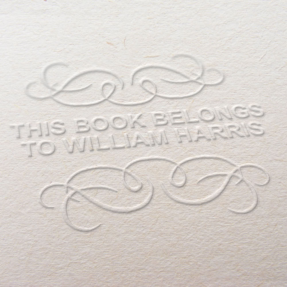Book Embosser Design Ex Libris Design Book Seal Book Stamp