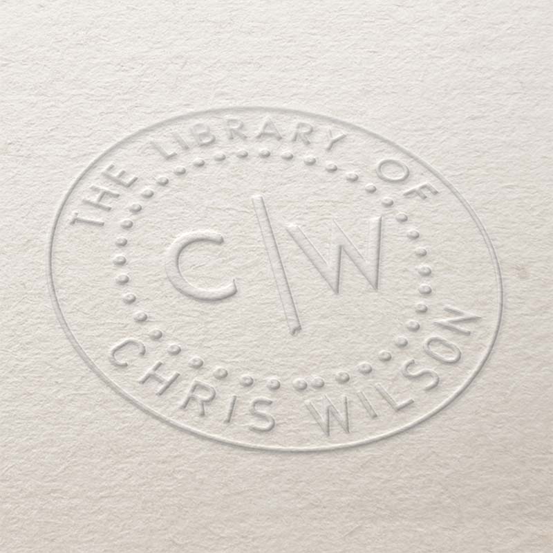 Book Embosser Design Ex Libris Design Book Seal Book Stamp